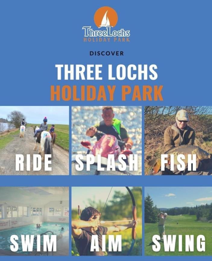 Three Lochs Holiday Caravan For Families And Couples Balminnoch エクステリア 写真